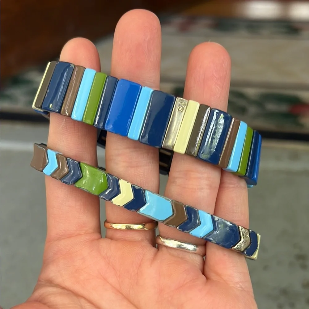 Roxanne Assoulin Multicolor Tile Bracelets - Picture 5 of 6